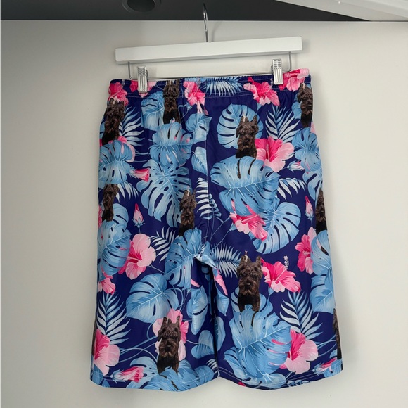 SHEIN Floral Button Down & Swim Trunks Set - Picture 4 of 6